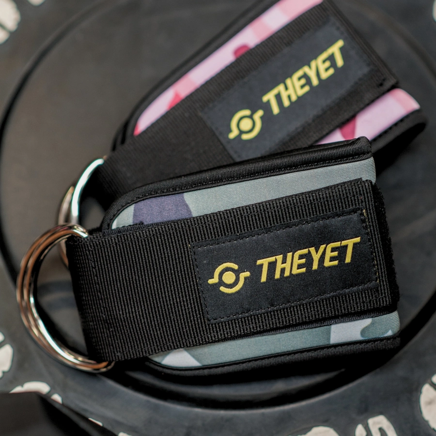 tobillera enganche para polea fitness gym theyet
