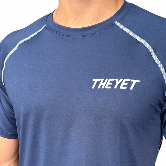 Camiseta deportiva crossfit hyrox fitness transpirable elastica