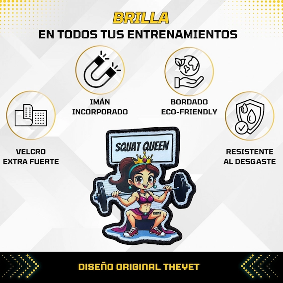 Parche Imán Squat Queen