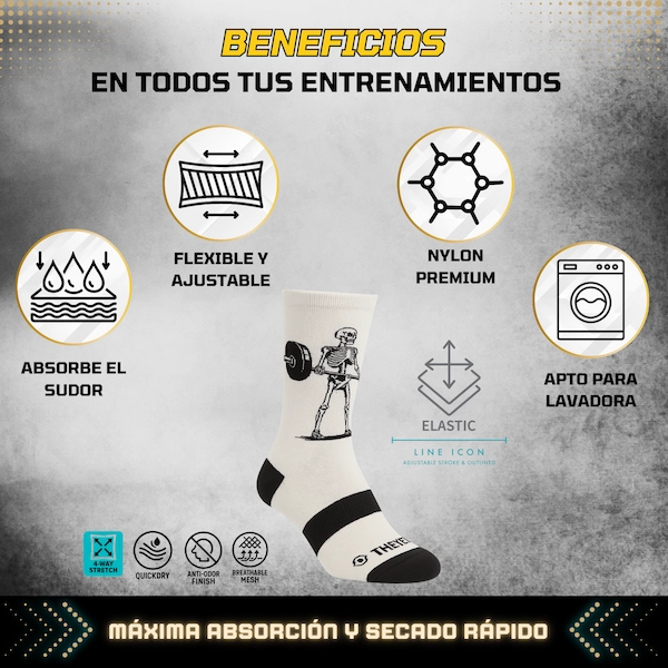 Calcetines crossfit elasticos transpirables para cross training hyrox fitness