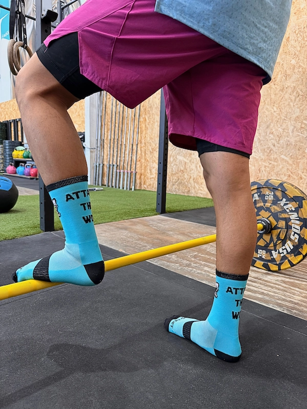 Calcetines crossfit elasticos transpirables para cross training hyrox fitness