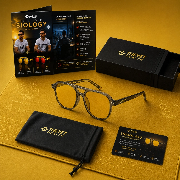 Gafas Bloqueadoras de Luz Azul (Lentes Amarillas)