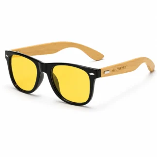 Gafas Bloqueadoras de Luz Azul Aura Bamboo Lentes Amarillas