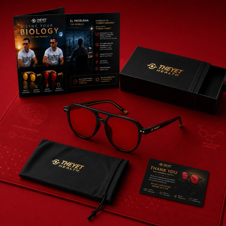 Gafas Bloqueadoras de Luz Azul Spectra Focus – Lentes Rojas